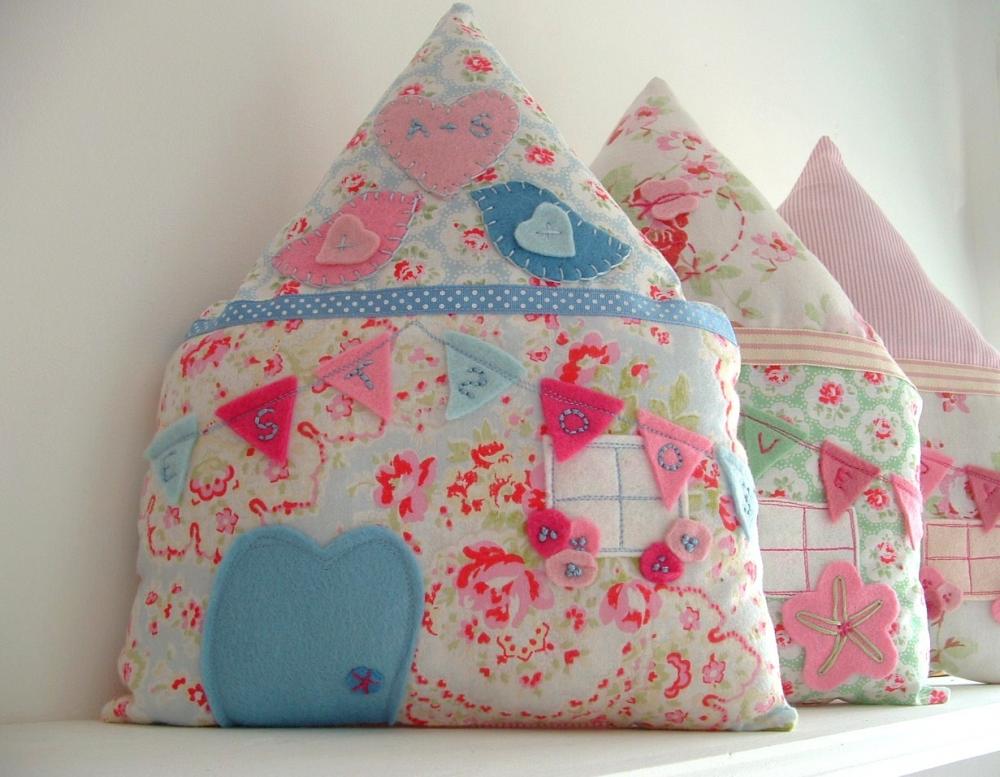 Little House Personalised Pillow - Love Birds